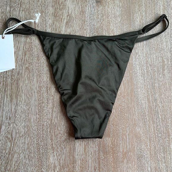 Good American Shine Perfect Fit Bottom in Stormy 001 - Picture 7 of 10